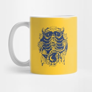 Navy Gold Mystic Scorpio Zodiac Mug